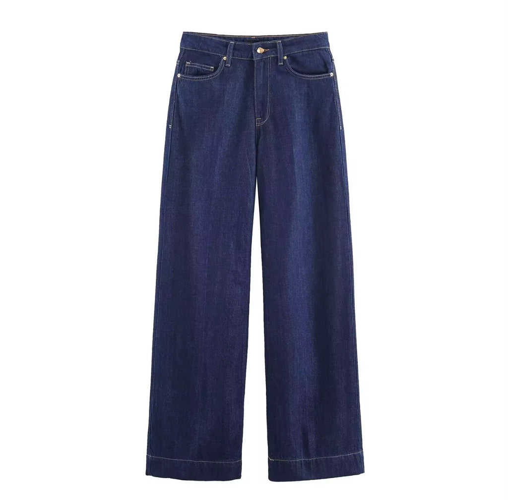 The Noor Wide-Leg Denim