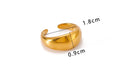 Chunky 18K Gold Plated Rings