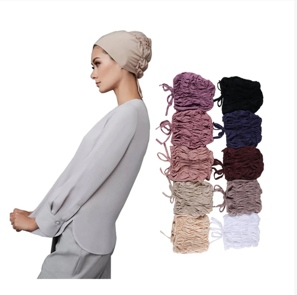 Bamboo Hijab undercap- adjustable