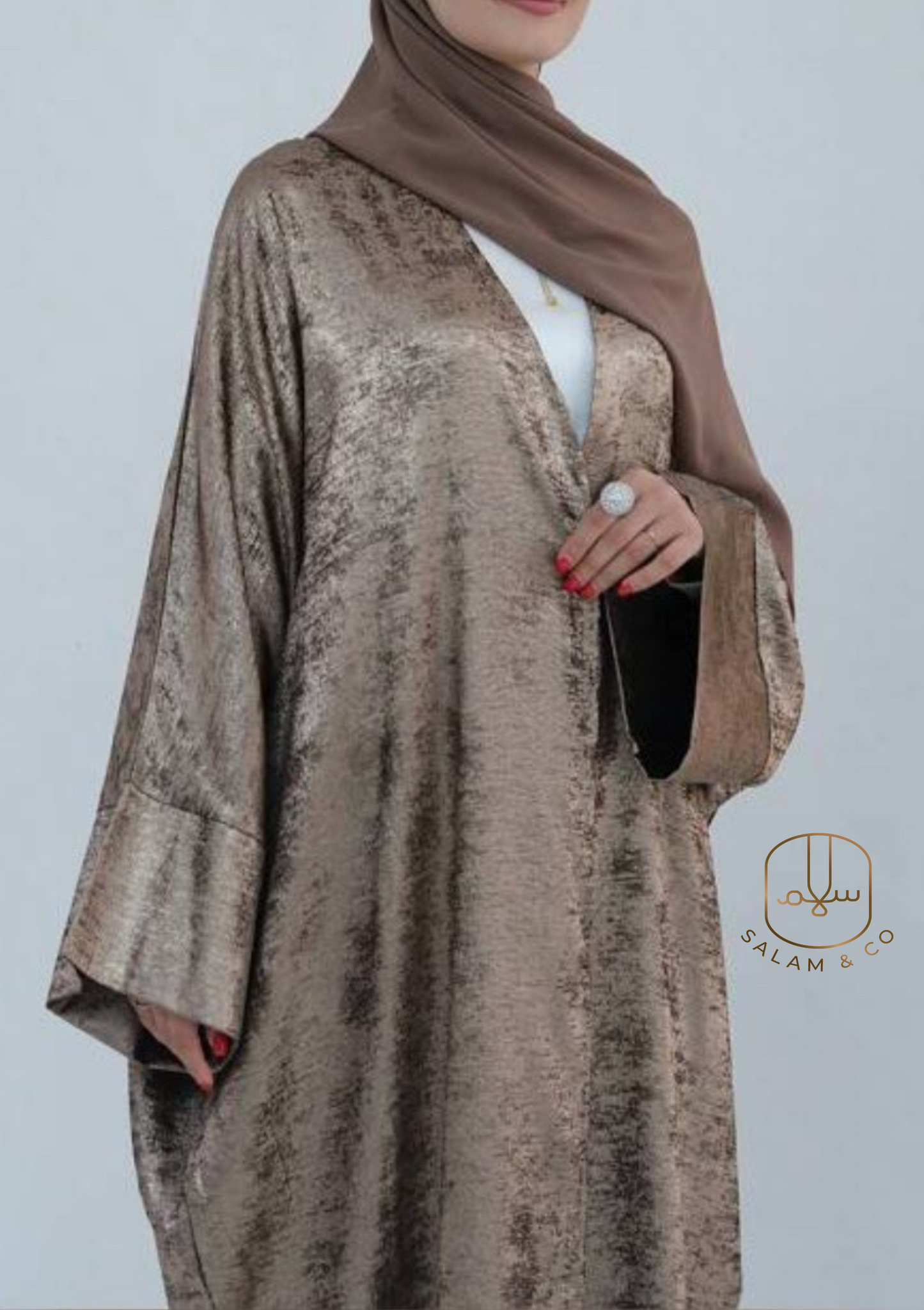 Velvet Kimono Abaya