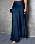 Satin Maxi Skirt - Salam Fashion