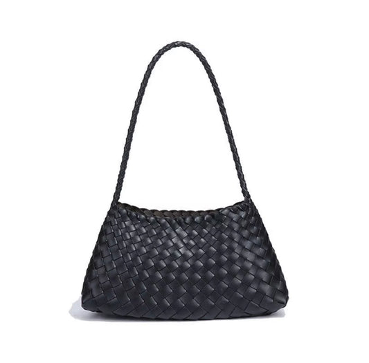 Nahla Woven Shoulder Bag - Salam Fashion