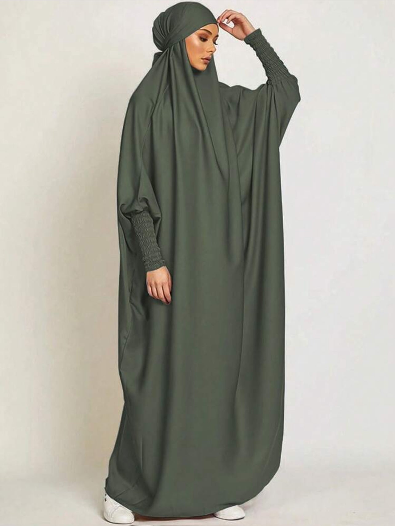 Amaya Jilbab - Army Green