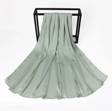 Silk Satin Hijab - Mint - Salam Fashion
