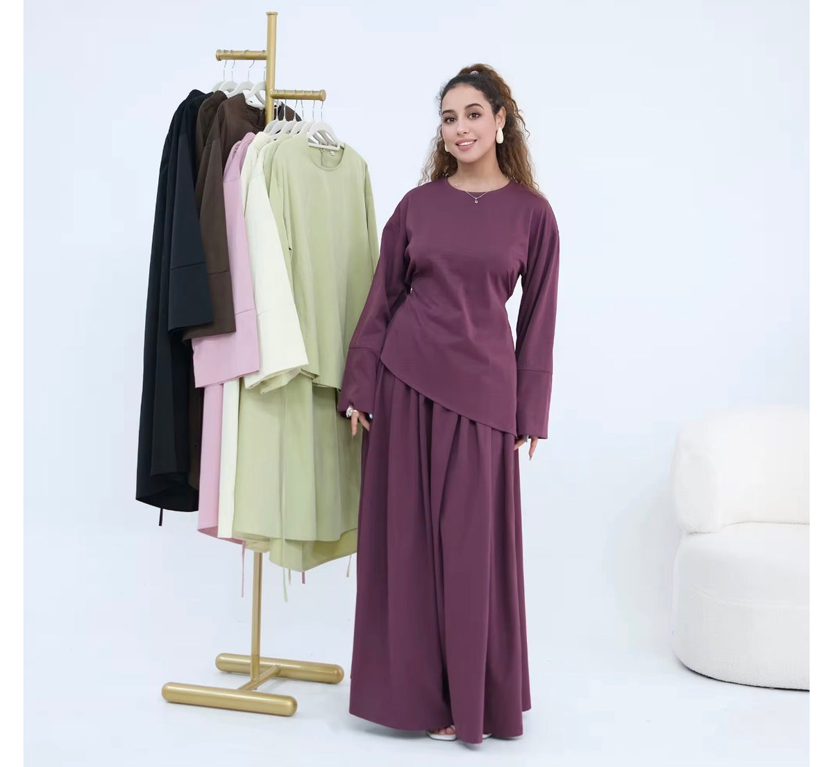 The Mariam Asymmetric Tunic