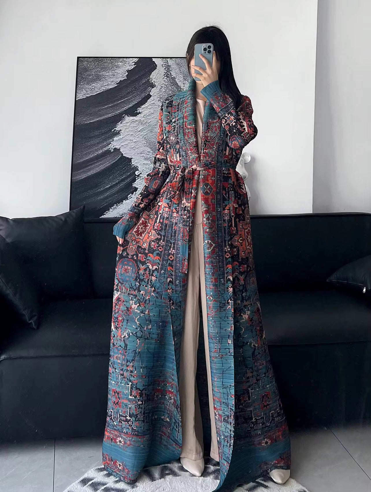 Emani Pleated Abaya