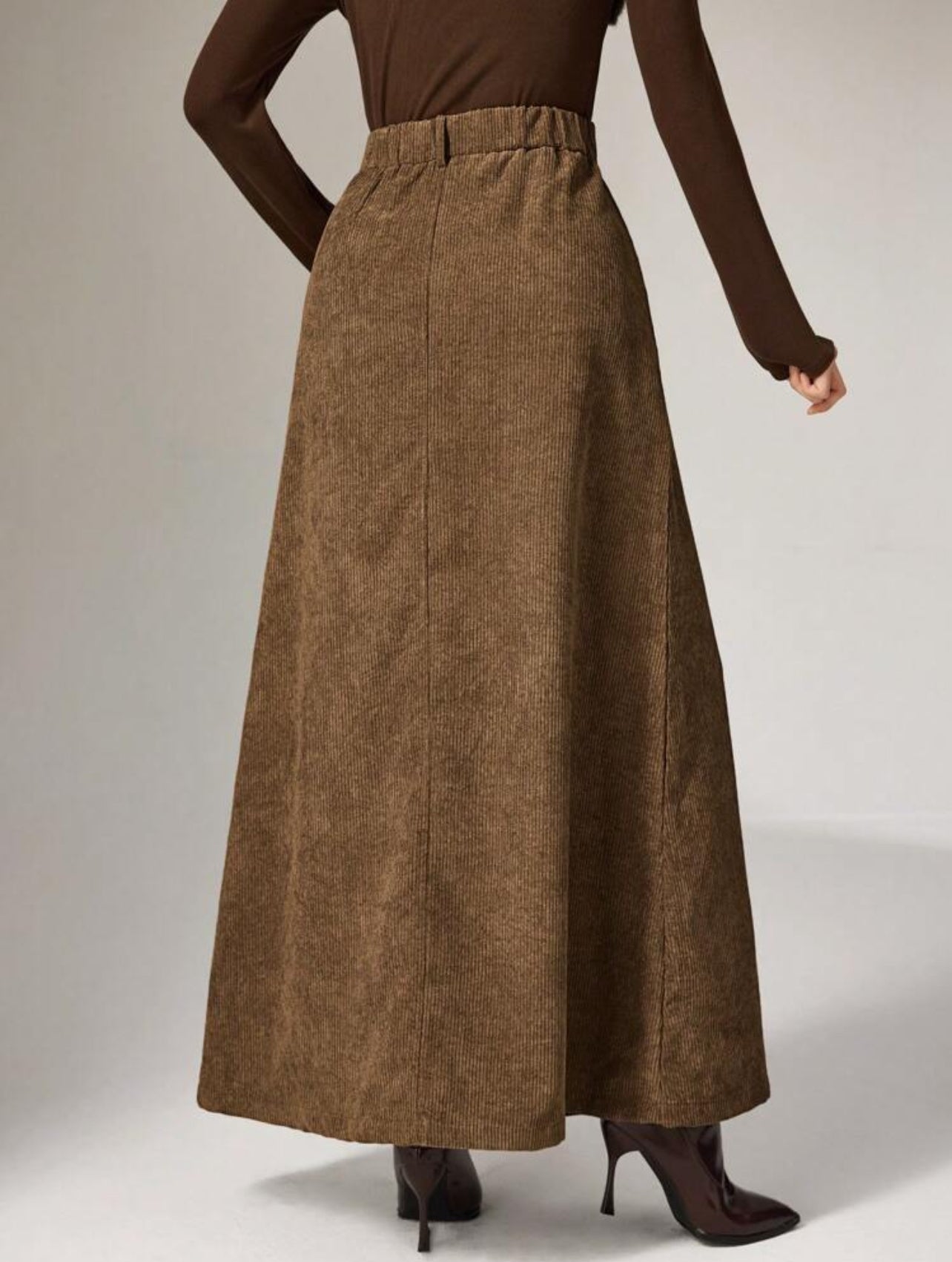 Corduroy Maxi Skirt