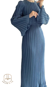 Pleated Maxi Dress