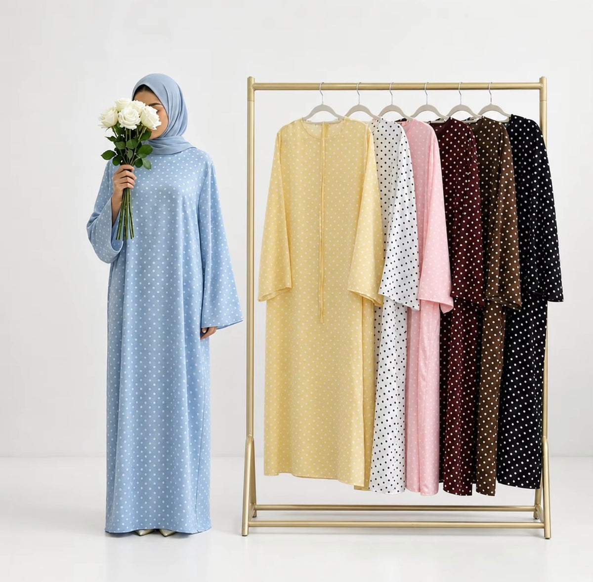 The Polka Dot Abaya