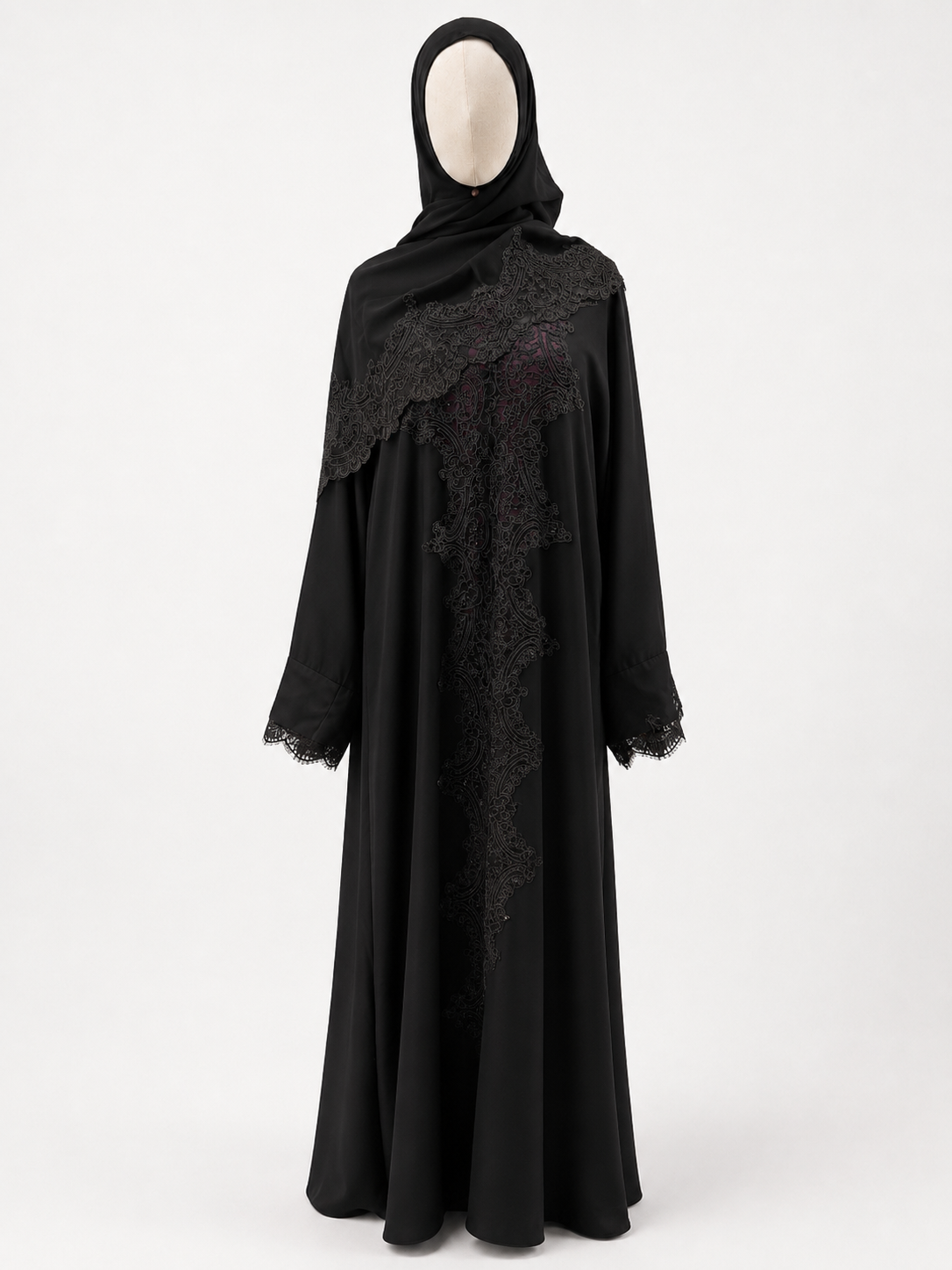 The Andalus Lace Abaya - Salam Fashion
