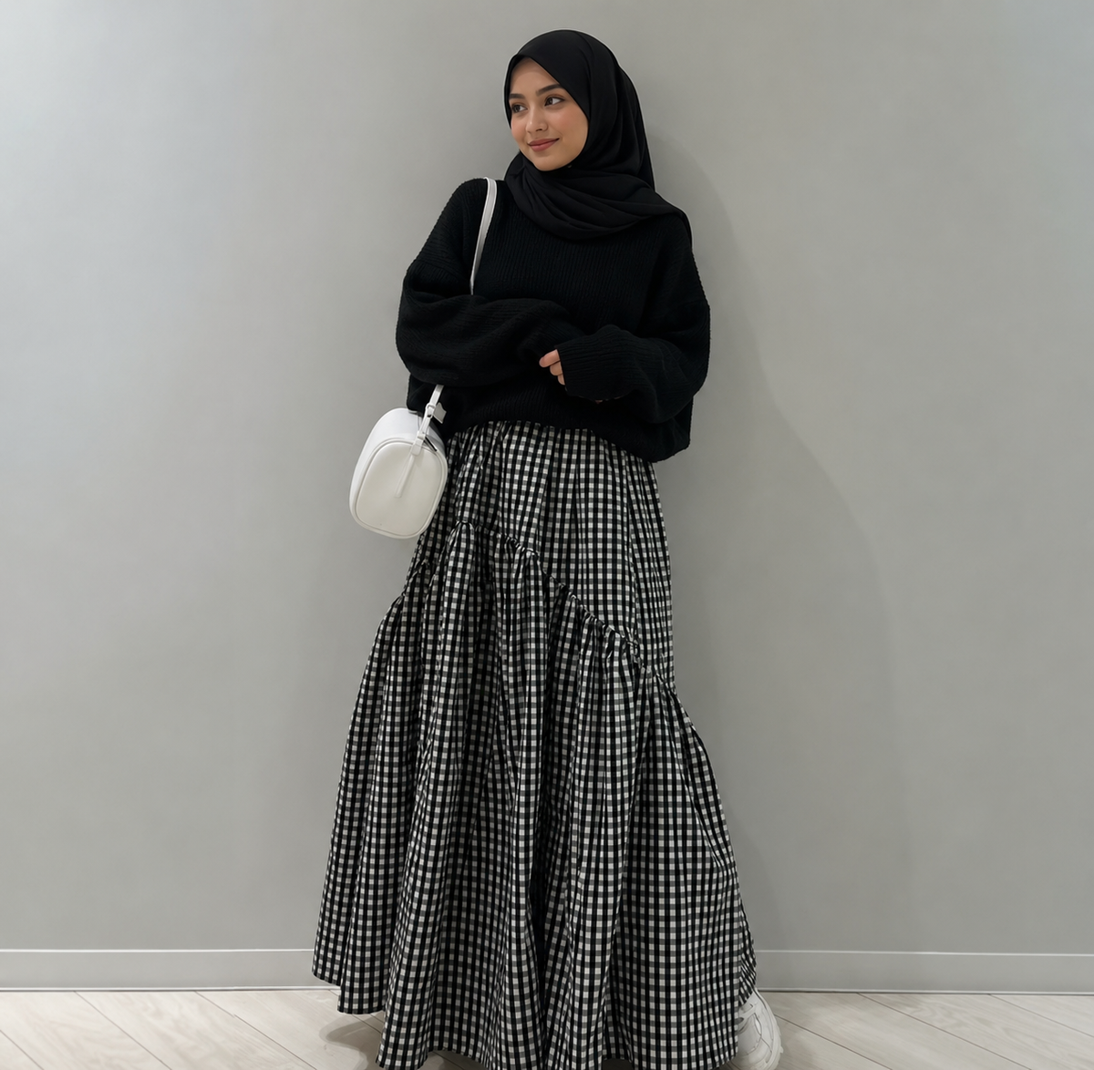 The Safa Tiered Maxi Skirt - Salam Fashion
