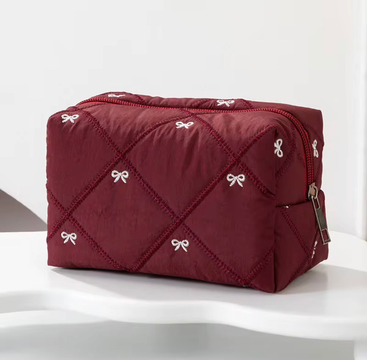 🎀 Bow Quilted Pouch - Salam Fashion