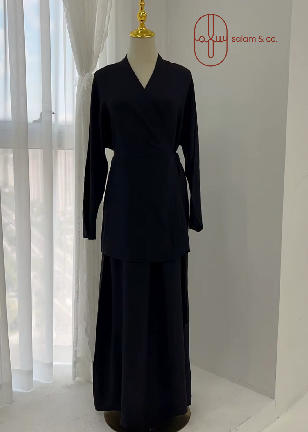 Kimono Style Co-ord -Maxi Skirt