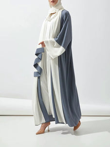 Colour Block Abaya