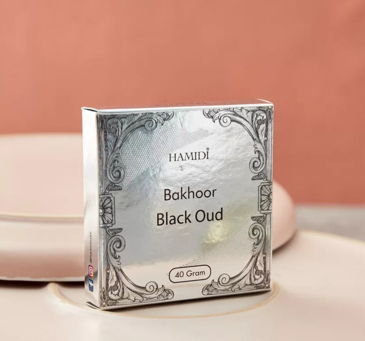 Hamidi Black Oud Bakhoor - 40 gms