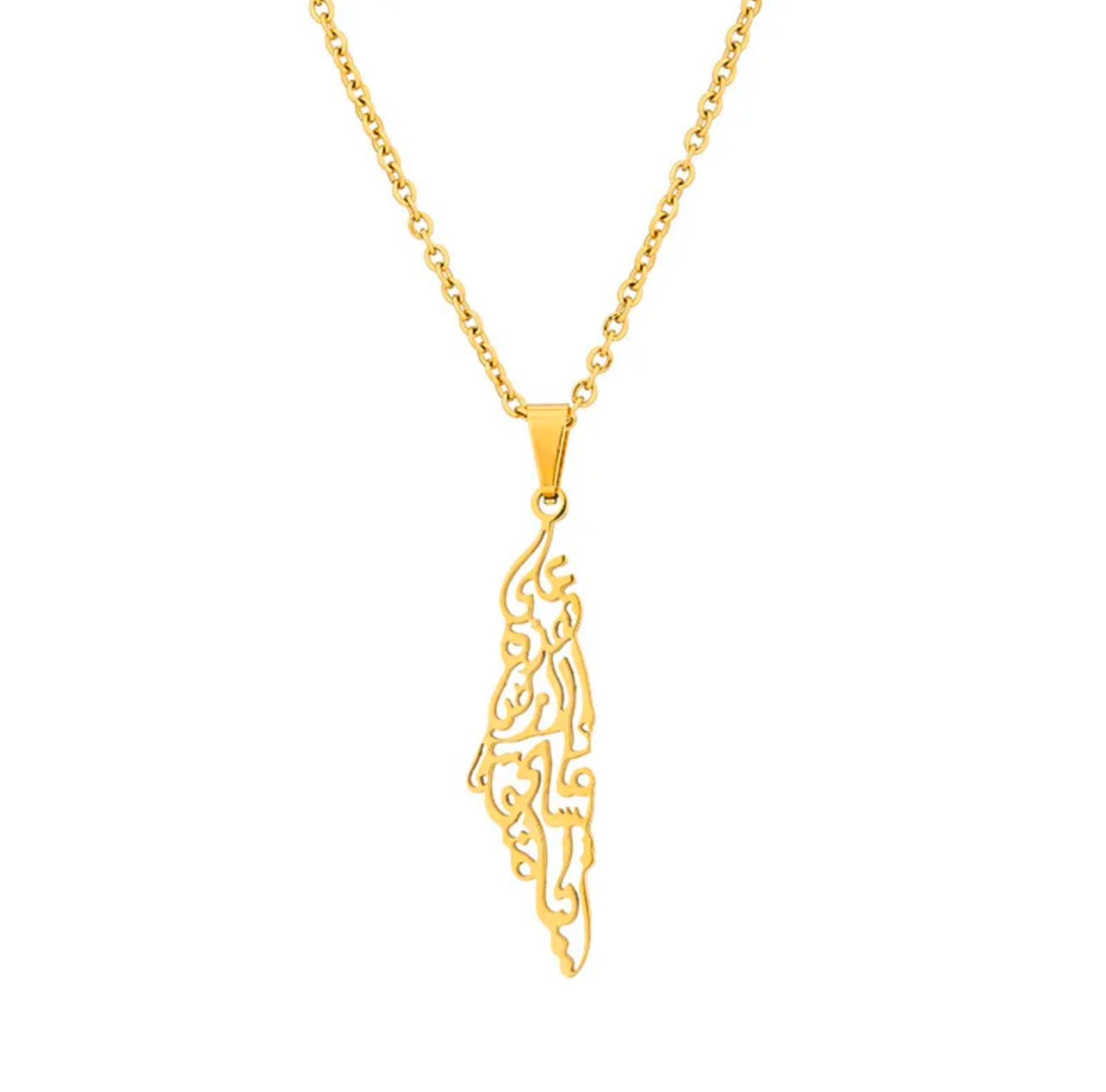 Palestine 18K Gold Necklace