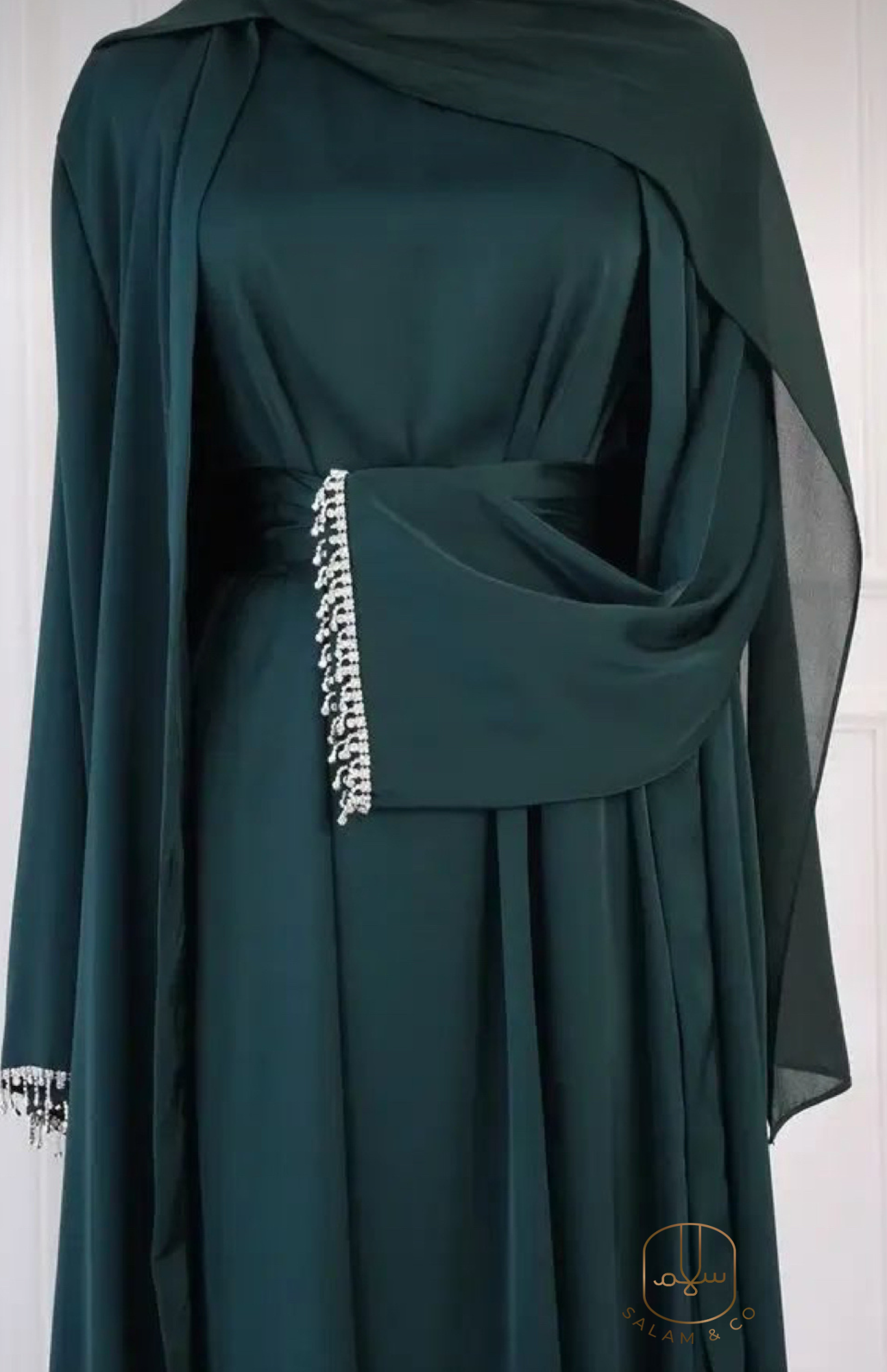 Crystal Beaded Abaya
