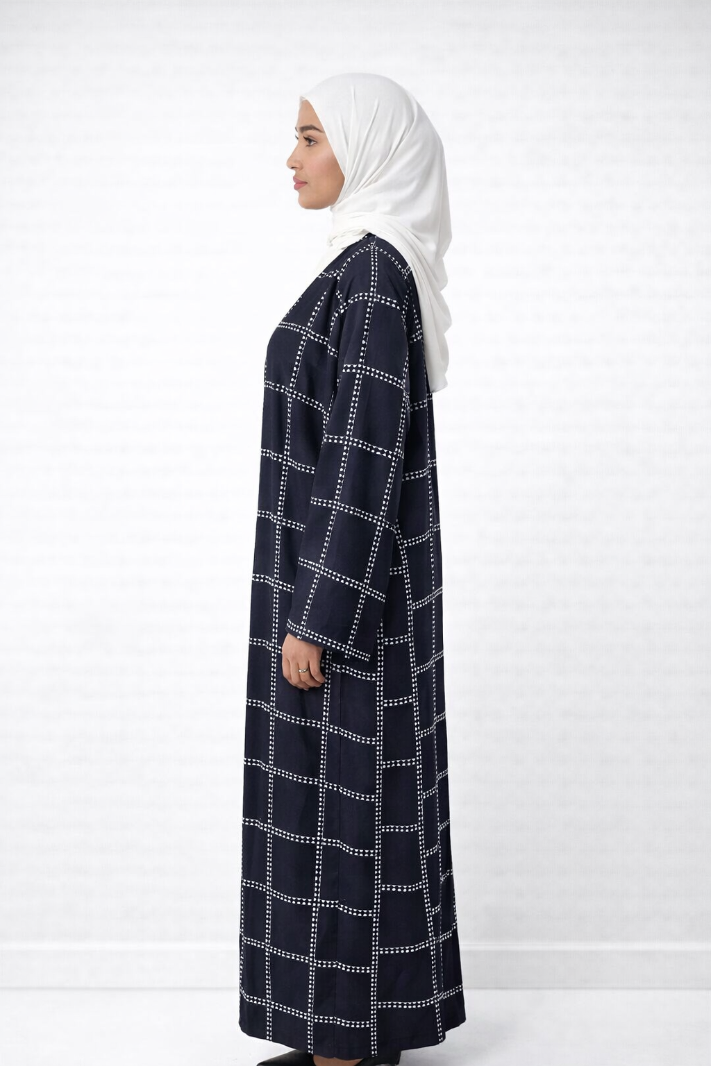 Pinstripe Abaya Set – 3 Piece - Salam Fashion