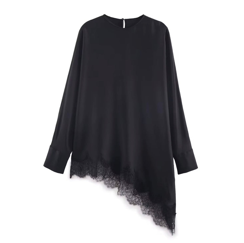 The Haya Lace Hem Tunic - Salam Fashion