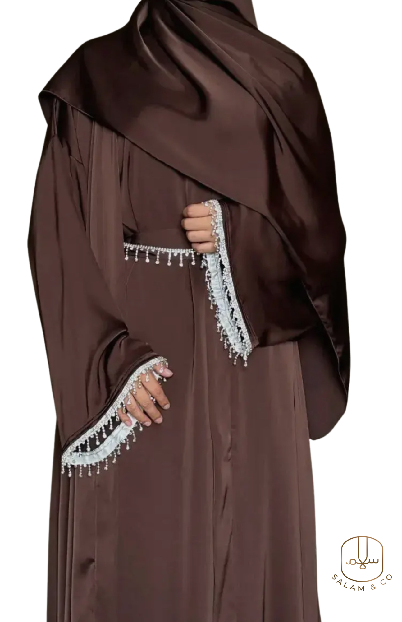 Crystal Beaded Abaya
