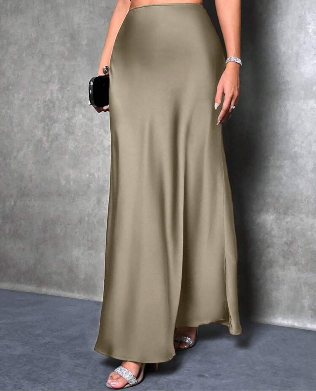 Satin Maxi Skirt