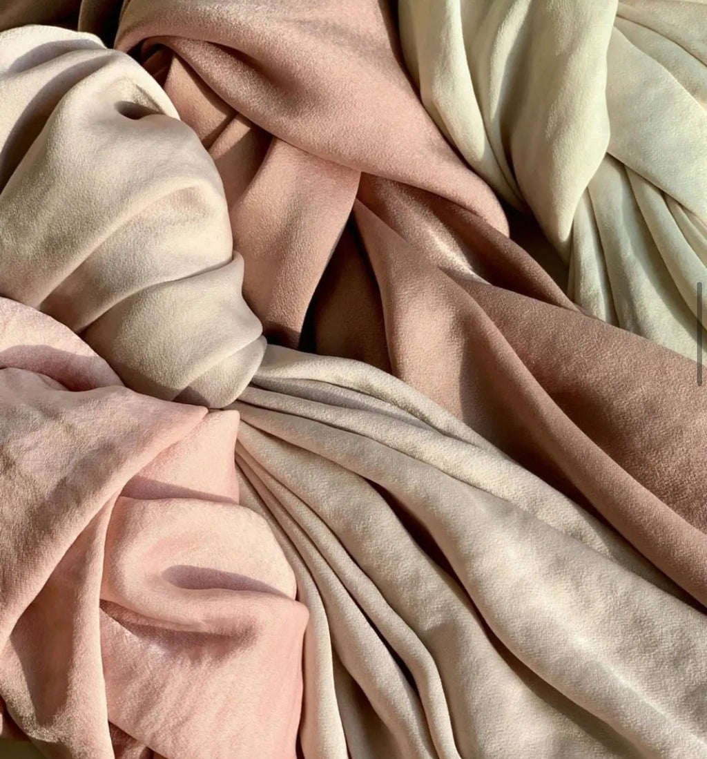 Velvet Satin Chiffon Hijab