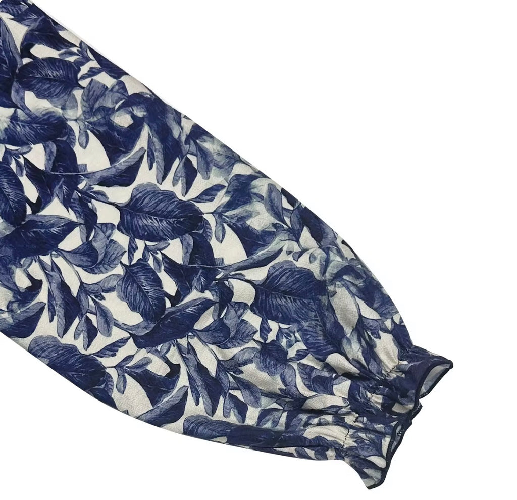 The Indigo Bloom Dress