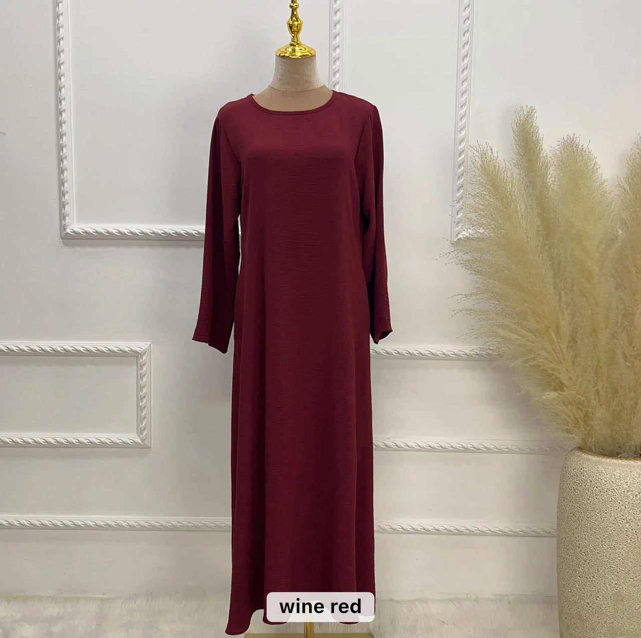 Lightweight Crepe Abaya with Pockets