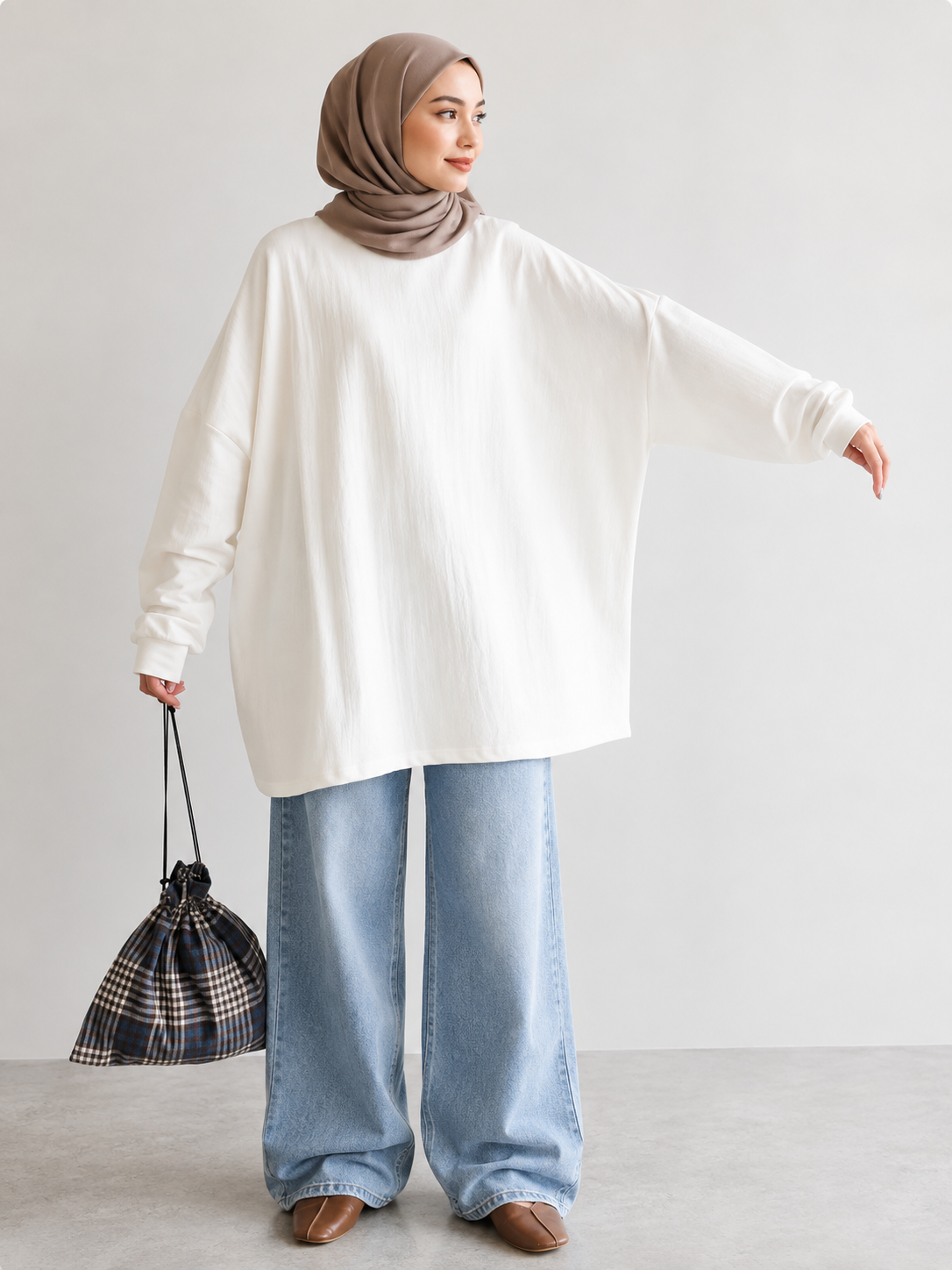 Everyday Oversized Essential Tunic - Salam Fashion