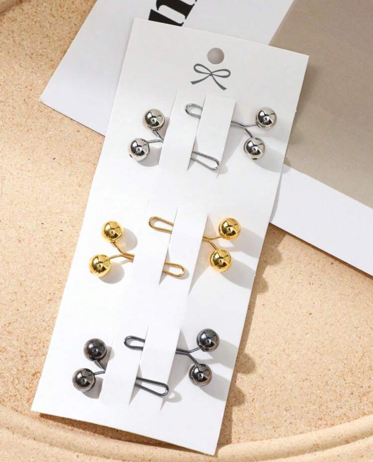 Pearl Hijab Pin - 6 pack