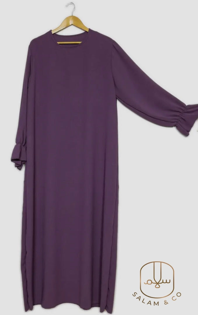 Ruffle Sleeve Abaya - Jazz