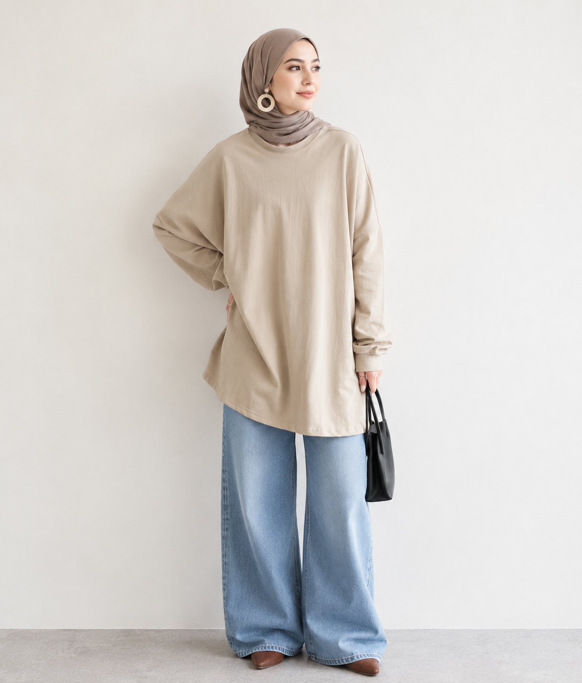 Everyday Oversized Essential Tunic - Salam Fashion