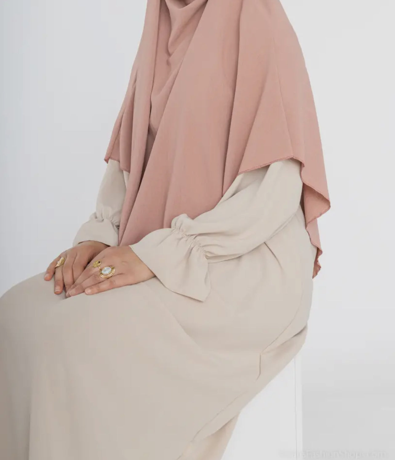 Ruffle Sleeve Abaya - Jazz