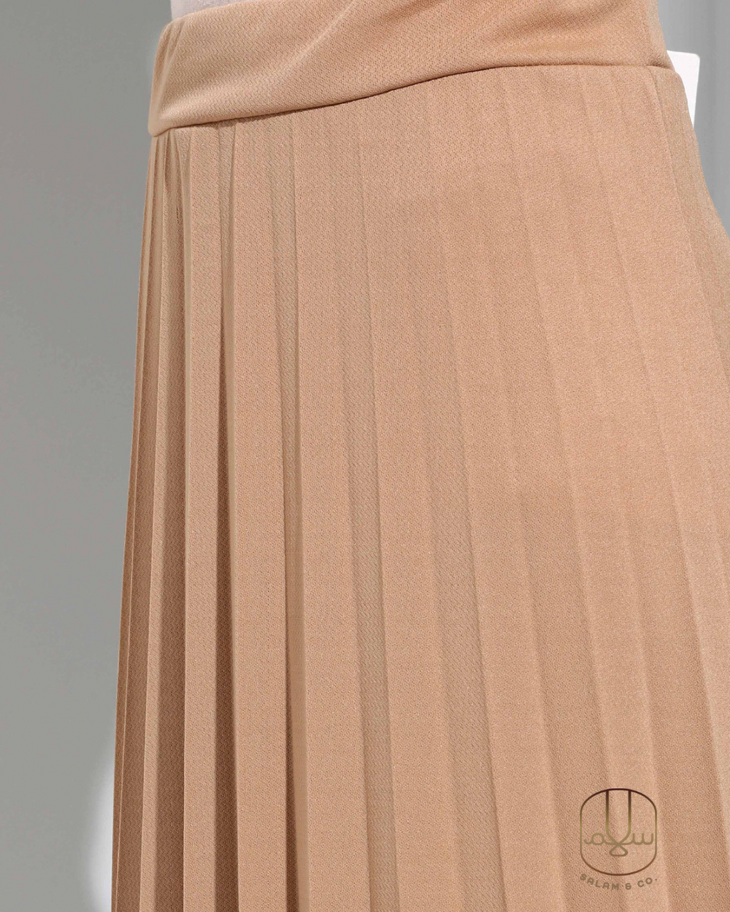 Pleated Maxi Skirt