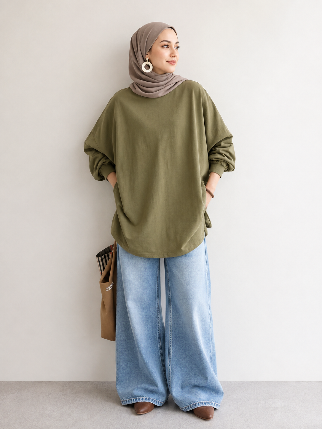 Everyday Oversized Essential Tunic - Salam Fashion