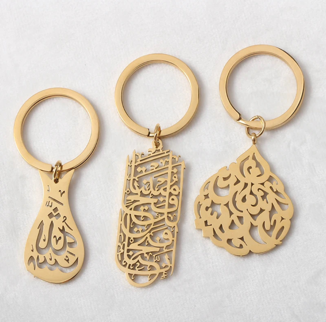 18K Gold Plated Keychains