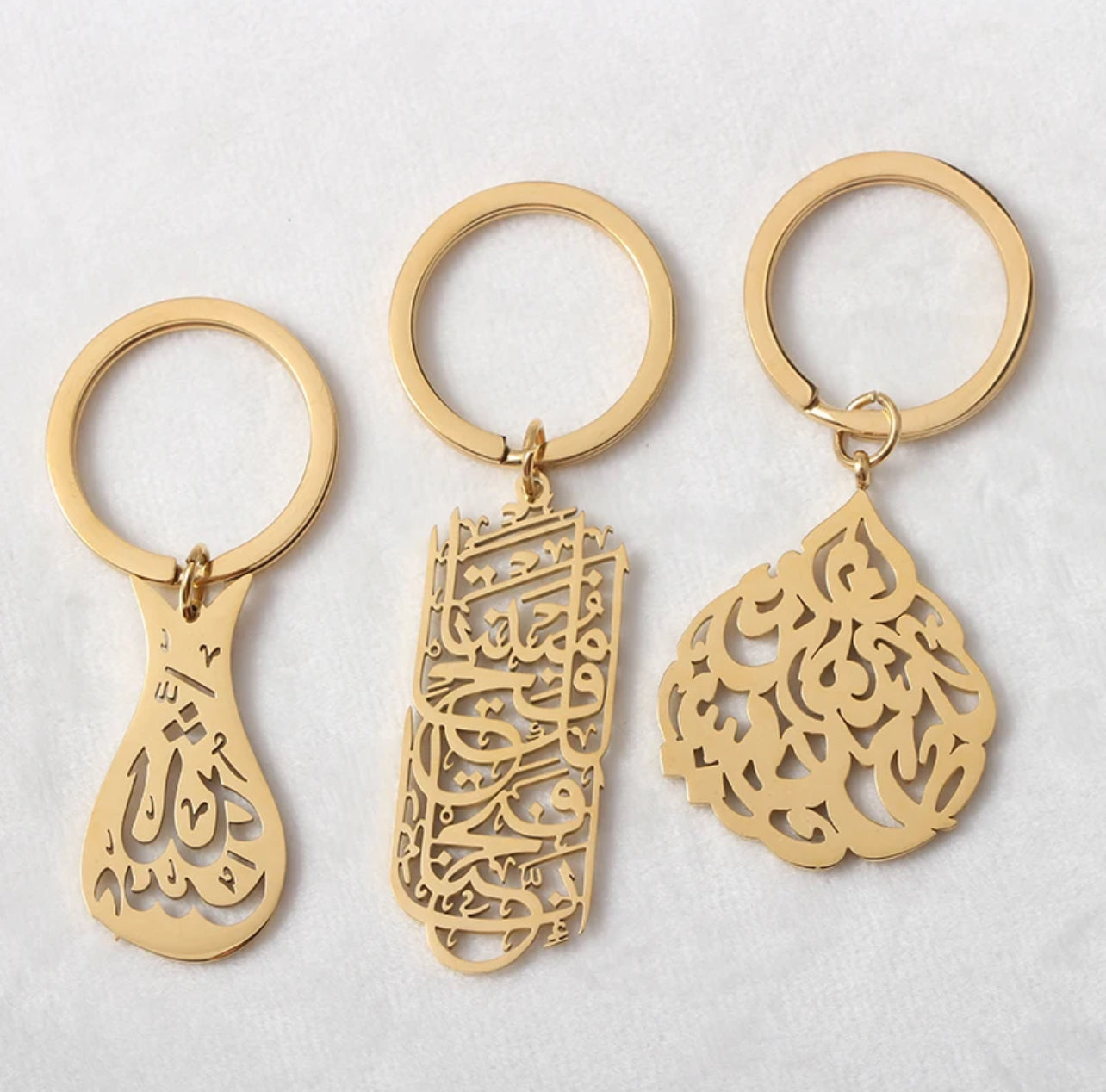 18K Gold Plated Keychains
