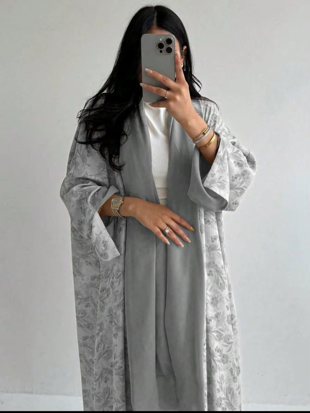 Floral Abaya - Salam Fashion