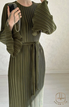 Pleated Maxi Dress