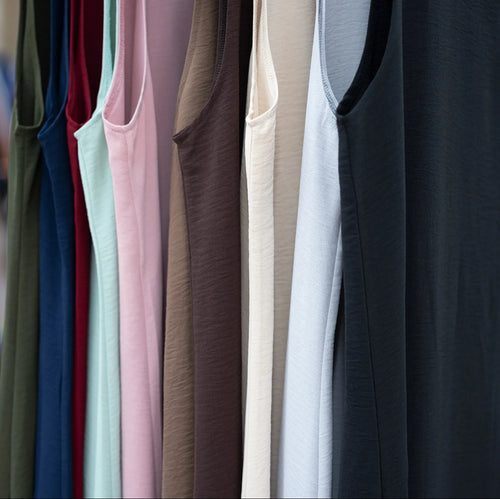 ARMY GREEN INNER ABAYA SLIP - Salam Fashion
