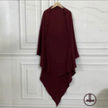 DIAMOND KHIMAR- MAROON - Salam Fashion