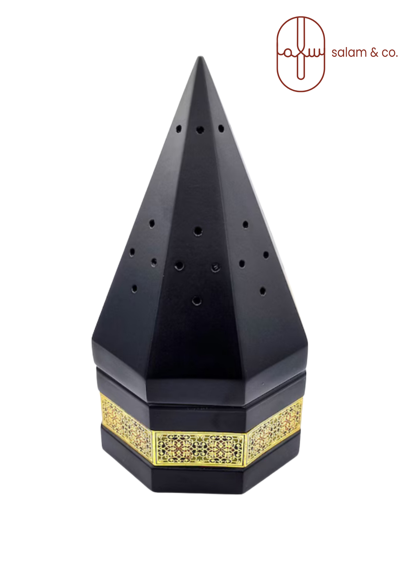 Bakhoor Incense Burner with metal engraving