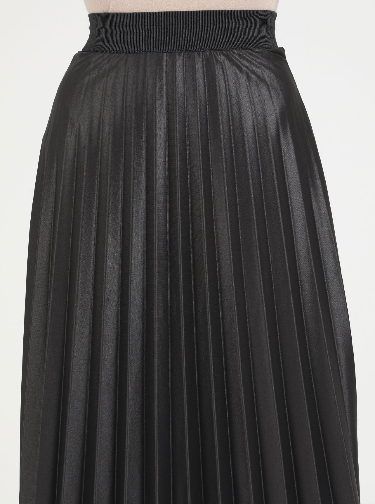 Pleated Maxi Skirt