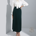 Pleated Maxi Skirt
