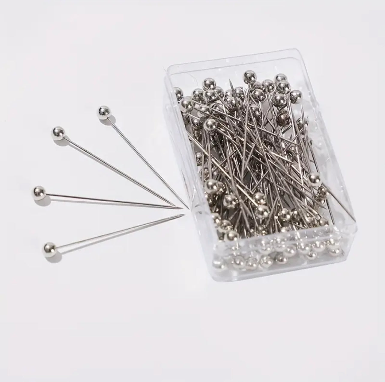 Hijab Pins | Straight Pins | 100 hijab pins box