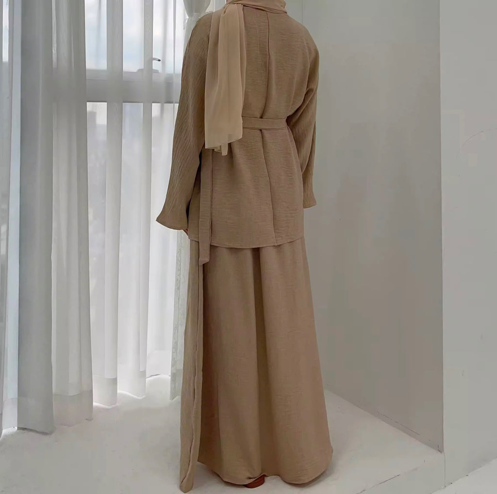 Kimono Style Co-ord -Maxi Skirt