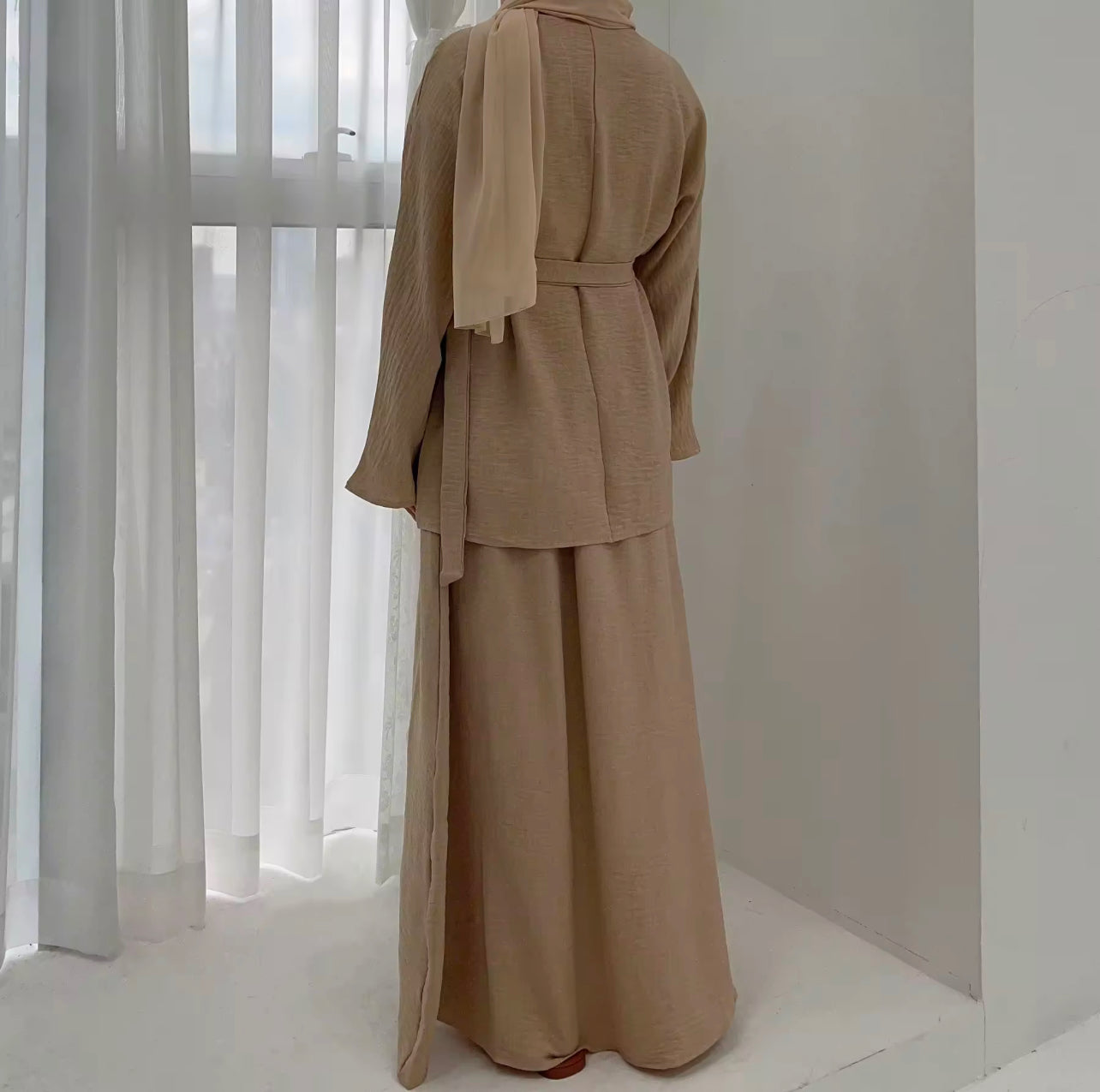 Kimono Style Co-ord -Maxi Skirt