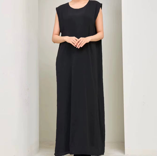 BLACK INNER ABAYA SLIP - Salam Fashion