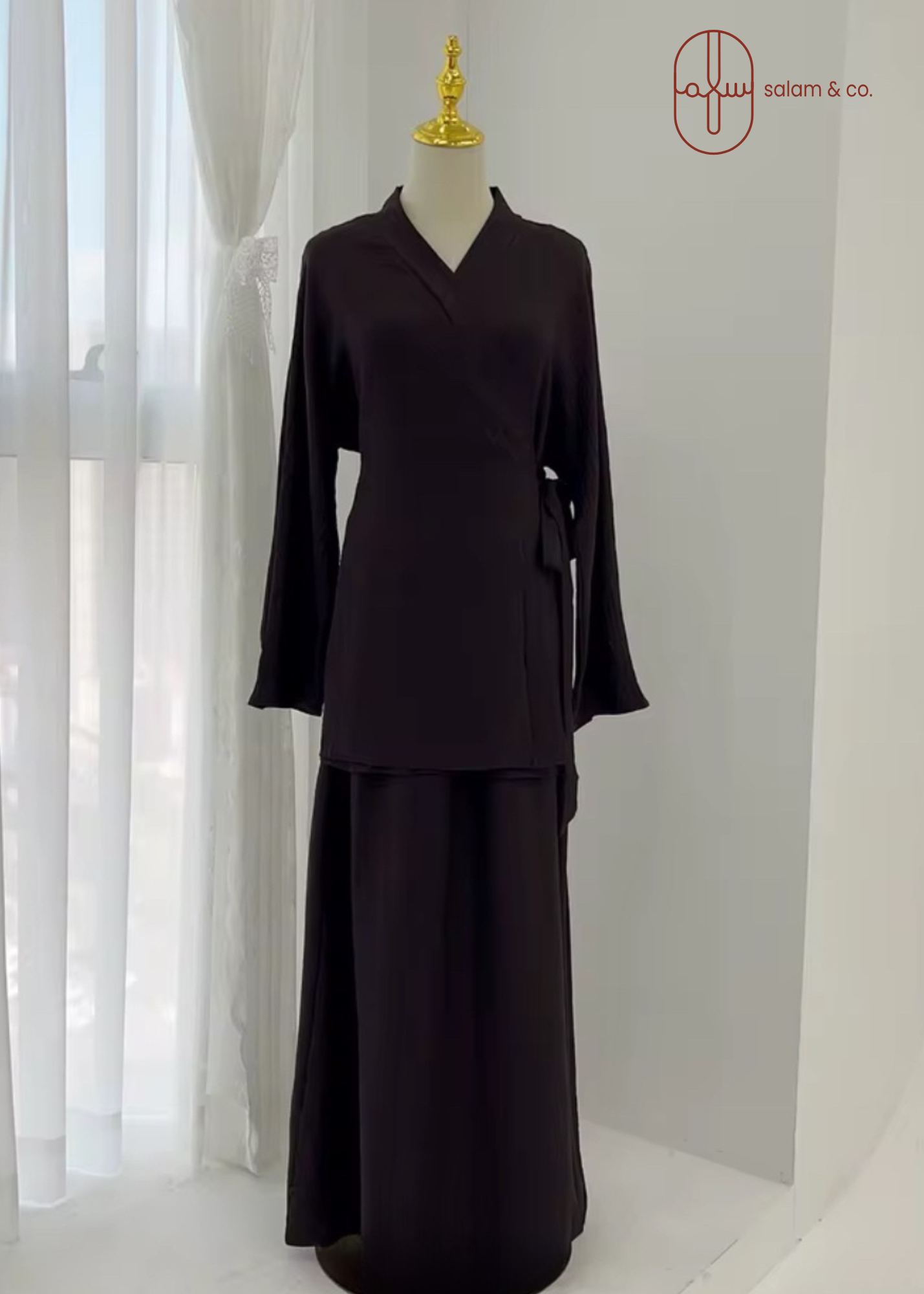 Kimono Style Co-ord -Maxi Skirt