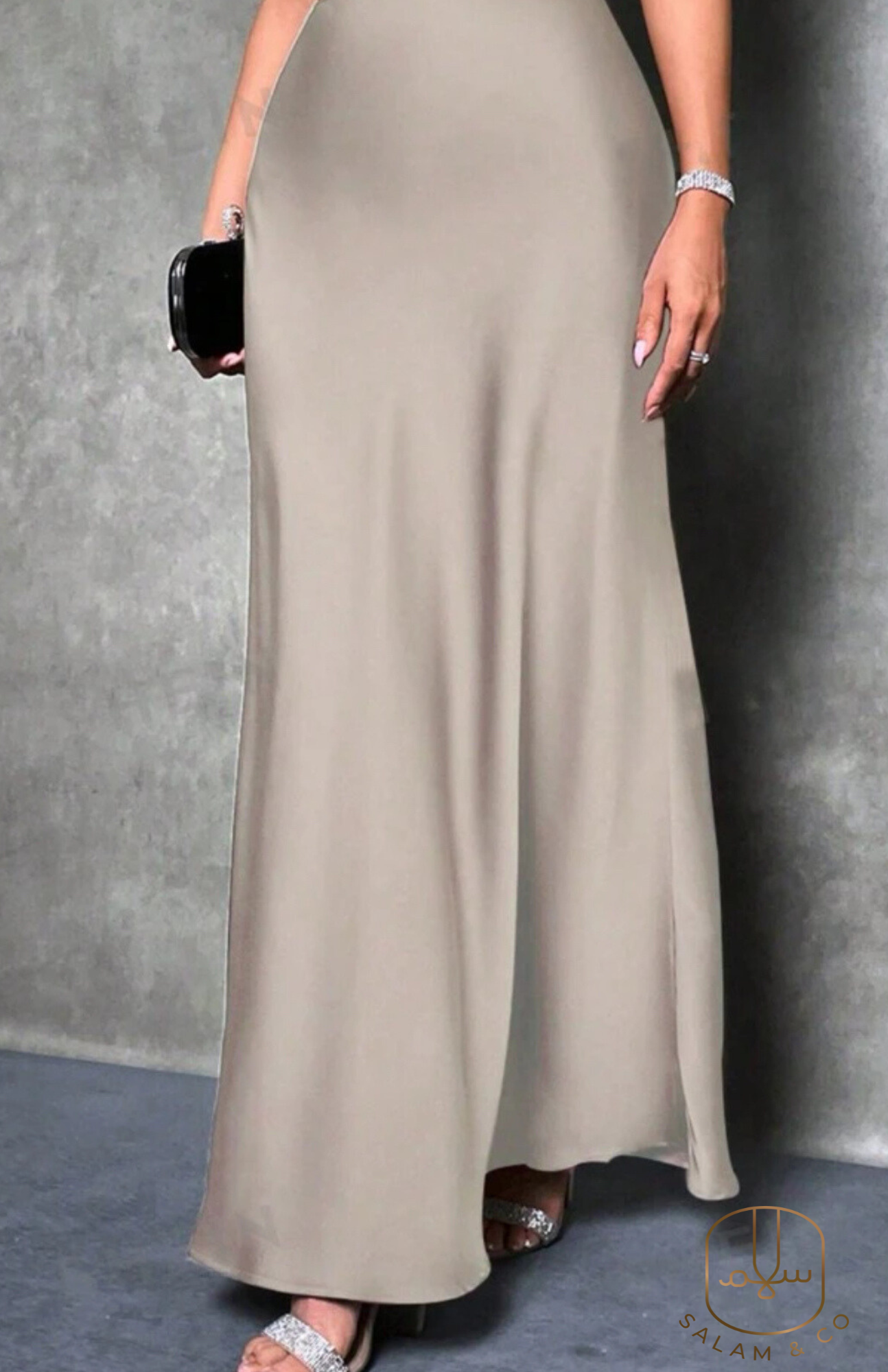 Satin Maxi Skirt